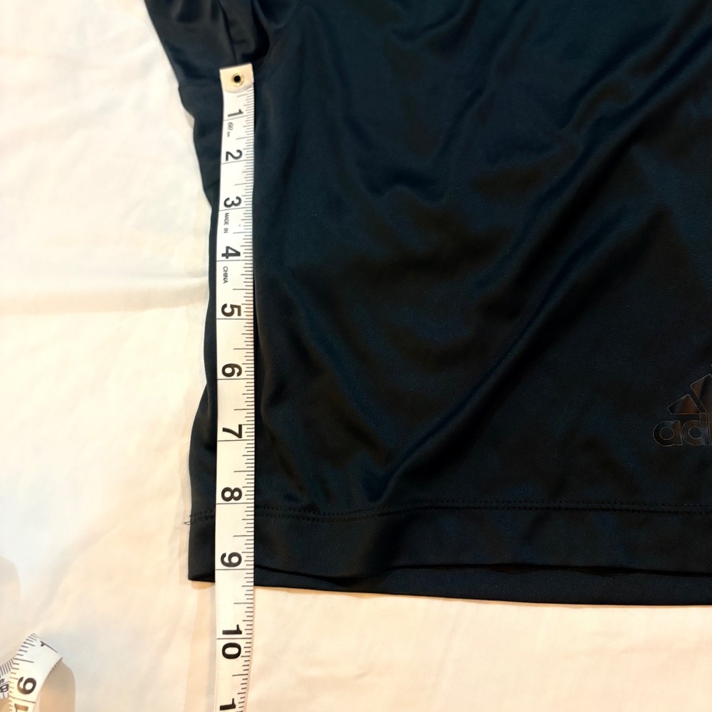 Adidas Climalite Mens Black Silver 3-Stripe Athletic‎ Basketball Shorts Large - Picture 7 of 9